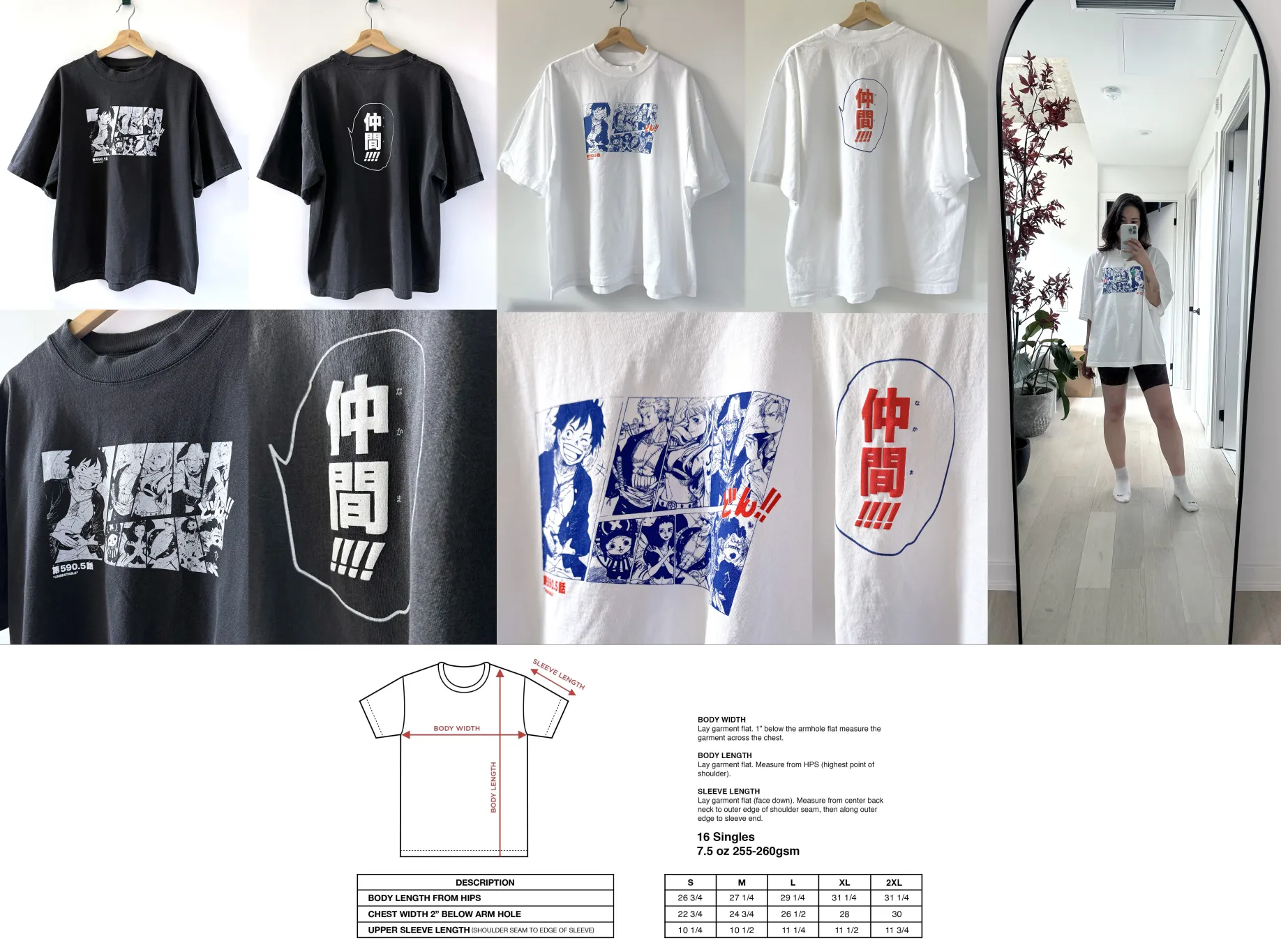 Manga Strawhat Tee - Image 2