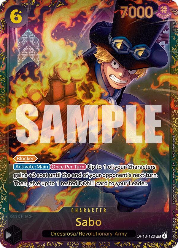 Sabo (Store Treasure Cup 2025) [OP13-120] One Piece Promotional Store Treasure Cup 2025